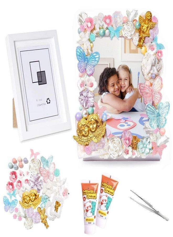 DOUXFUN DIY Picture Frame Craft Kits - Arts and Crafts for Girls Ages 6-8, 8-12, 10-12+ - Birthday Gifts for 6 7 8 9 10 11 12 + Year Old Girl, Art Supplies Fun Toys for Kids Boys Teens (Angels) - Image 1